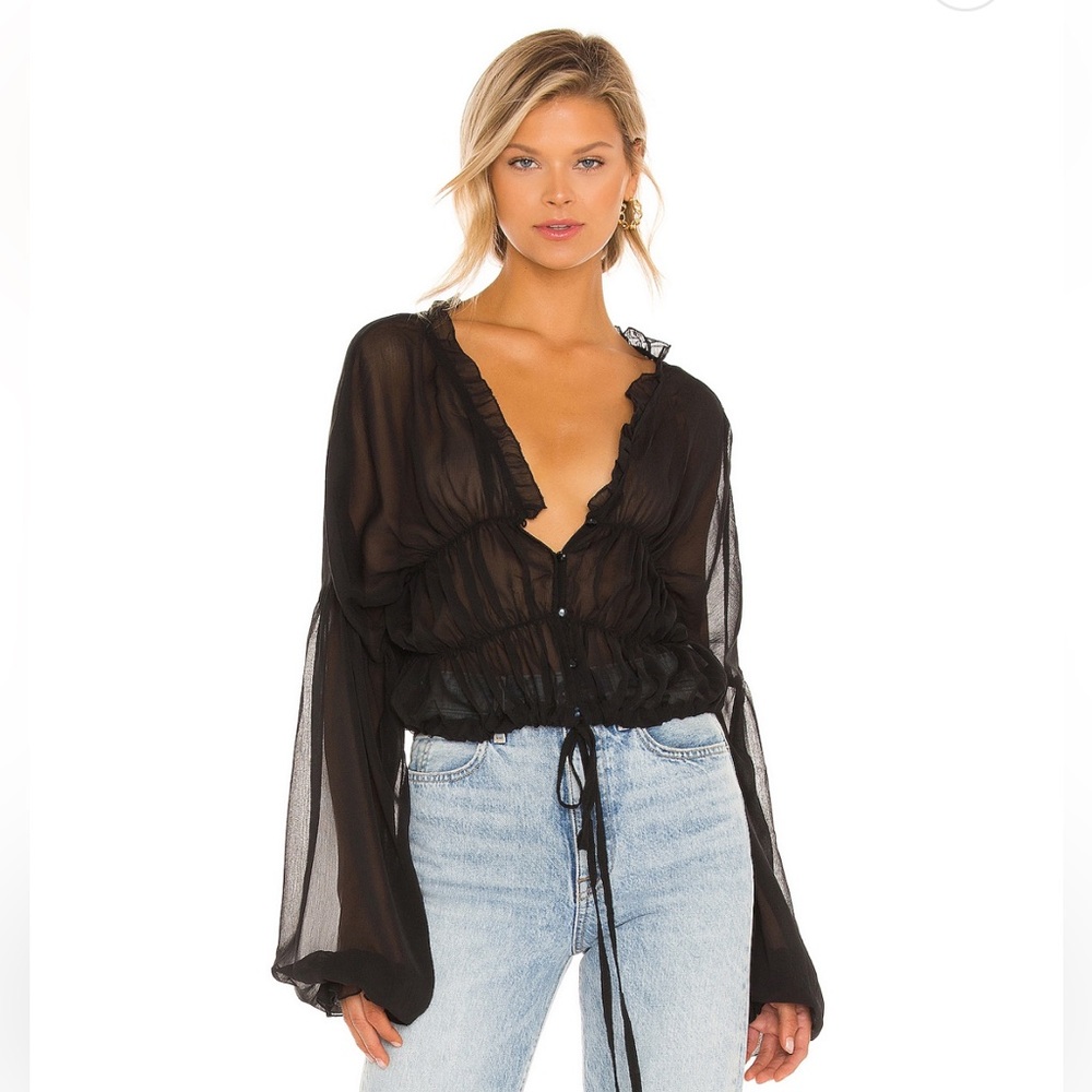 SNDYS Bali Top in Black